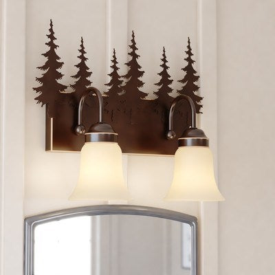 2L Tree Vanity Burnished Bronze