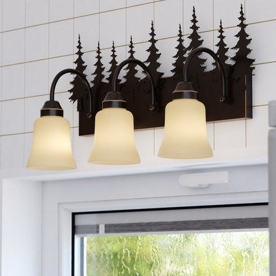 3L Tree Vanity Burnished Bronze