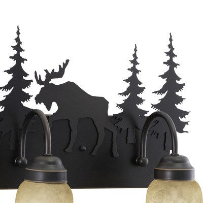 3L Moose Vanity Burnished Bronze