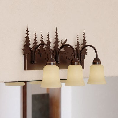 3L Moose Vanity Burnished Bronze