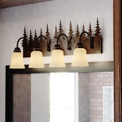 4L Tree Vanity Burnished Bronze
