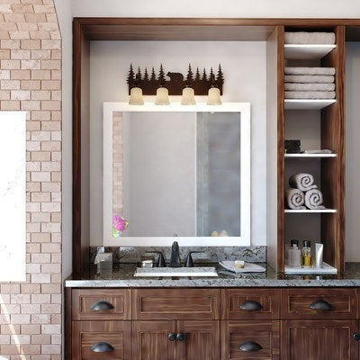 4L Vanity Burnished Bronze