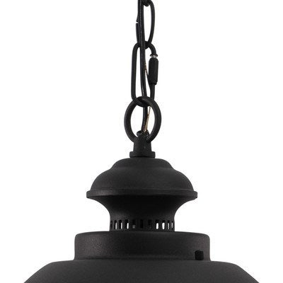 10-in Outdoor Pendant Textured Black