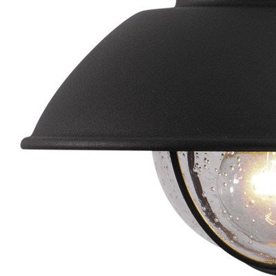 10-in Outdoor Pendant Textured Black