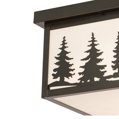 11.5-in Tree Outdoor Ceiling Light Burnished Bronze