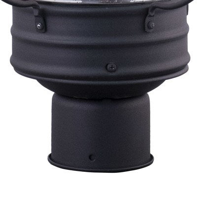 13-in Outdoor Post Light Textured Black