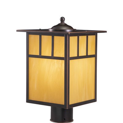 9-in Outdoor Post Light Burnished Bronze by Vaxcel International