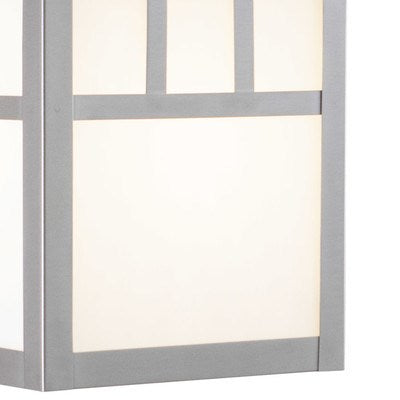7-in Outdoor Wall Light Stainless Steel