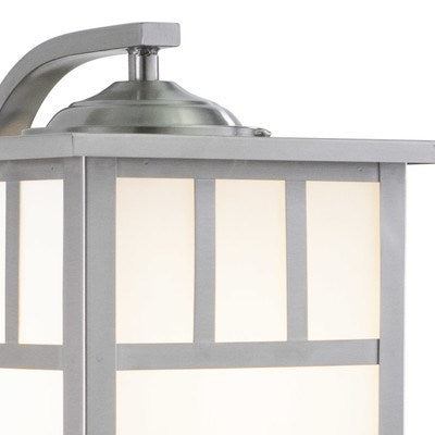 7-in Outdoor Wall Light Stainless Steel