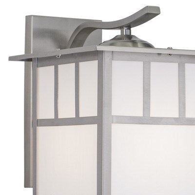 9.5-in Outdoor Wall Light Stainless Steel