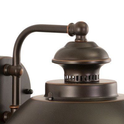 10-in Outdoor Wall Light Burnished Bronze