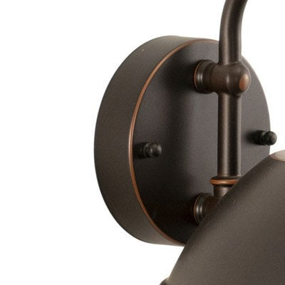 10-in Outdoor Wall Light Burnished Bronze