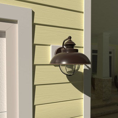10-in Outdoor Wall Light Burnished Bronze