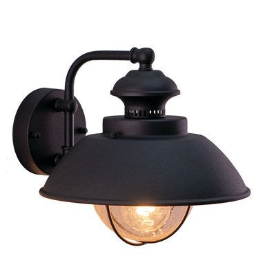 10-in Outdoor Wall Light Textured Black by Vaxcel International