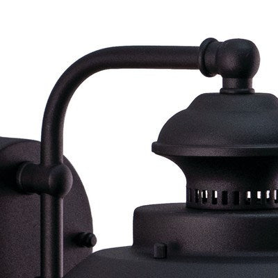 10-in Outdoor Wall Light Textured Black