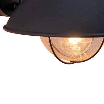 10-in Outdoor Wall Light Textured Black