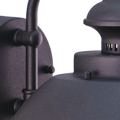 10-in Outdoor Wall Light Textured Black