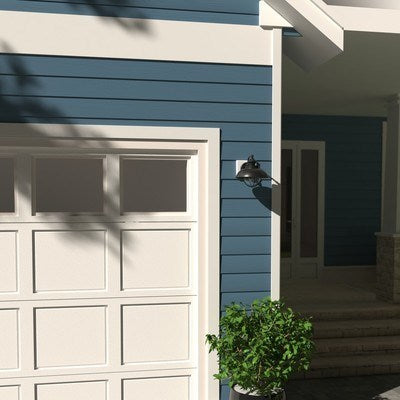 10-in Outdoor Wall Light Textured Black
