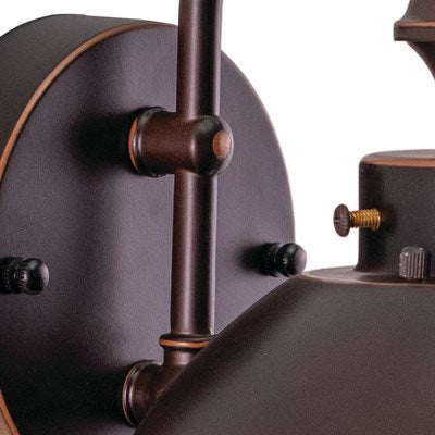 8-in Outdoor Wall Light Burnished Bronze