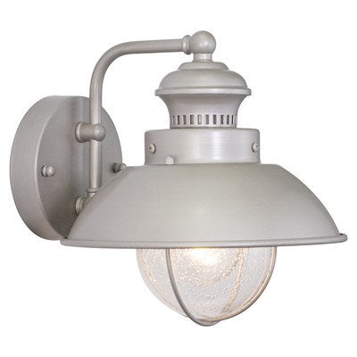 8-in Outdoor Wall Light Brushed Nickel by Vaxcel International