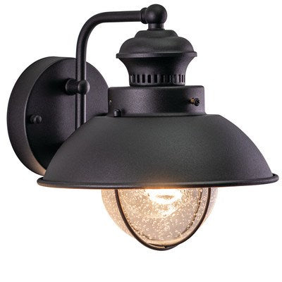 8-in Outdoor Wall Light Textured Black by Vaxcel International