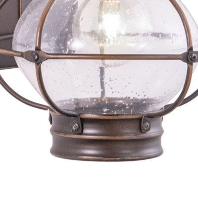 8-in Outdoor Wall Light Burnished Bronze