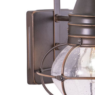8-in Outdoor Wall Light Burnished Bronze