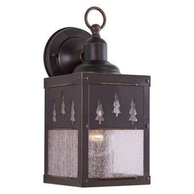 5.25-in Tree Outdoor Wall Light Burnished Bronze by Vaxcel International