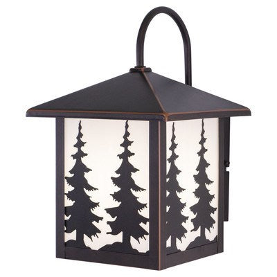8-in Tree Outdoor Wall Light Burnished Bronze by Vaxcel International