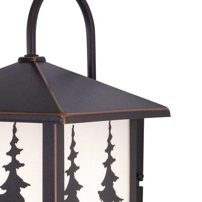 8-in Tree Outdoor Wall Light Burnished Bronze