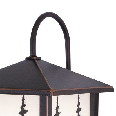 8-in Tree Outdoor Wall Light Burnished Bronze