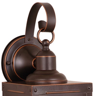 5-in Deer Outdoor Wall Light Burnished Bronze