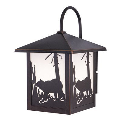 8-in Outdoor Wall Light Burnished Bronze by Vaxcel International