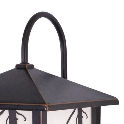 8-in Outdoor Wall Light Burnished Bronze
