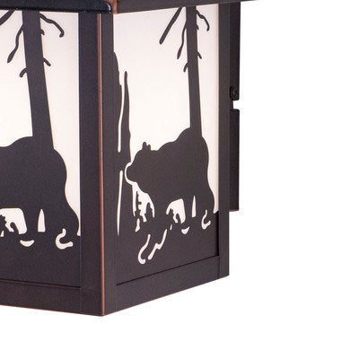 8-in Outdoor Wall Light Burnished Bronze