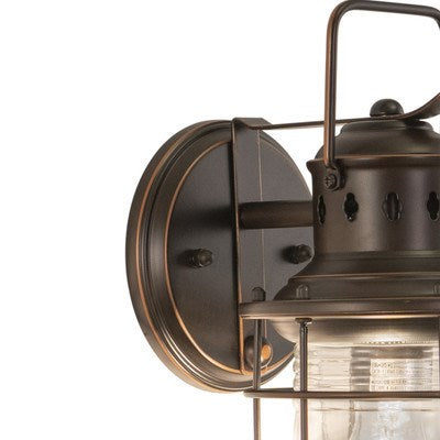 5.5-in Outdoor Wall Light Burnished Bronze