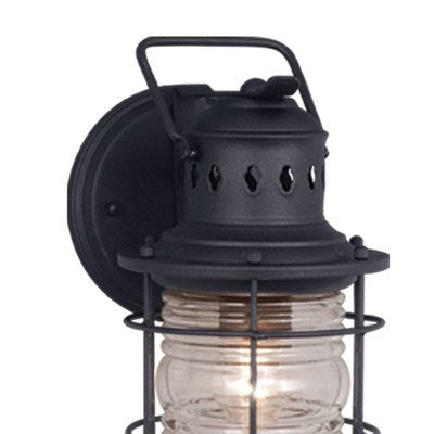 5.5-in Outdoor Wall Light Textured Black