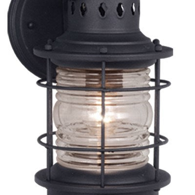 5.5-in Outdoor Wall Light Textured Black