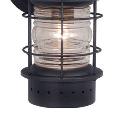 5.5-in Outdoor Wall Light Textured Black