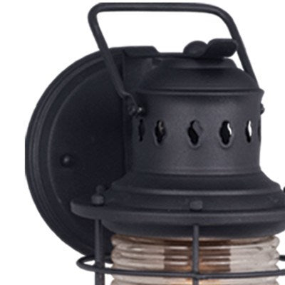 5.5-in Outdoor Wall Light Textured Black