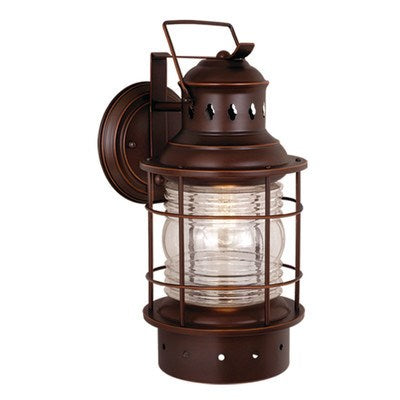 8-in Outdoor Wall Light Burnished Bronze by Vaxcel International
