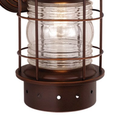 8-in Outdoor Wall Light Burnished Bronze