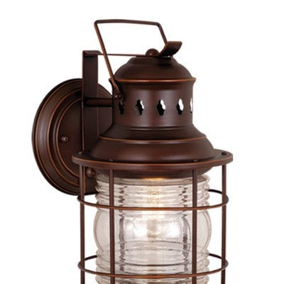 8-in Outdoor Wall Light Burnished Bronze