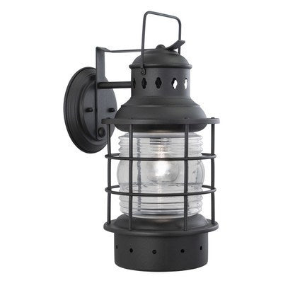 8-in Outdoor Wall Light Textured Black by Vaxcel International