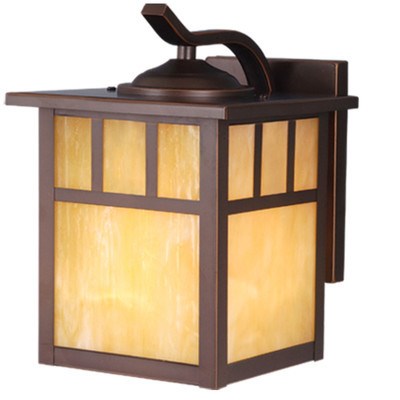 7.25-in Outdoor Wall Light Burnished Bronze by Vaxcel International