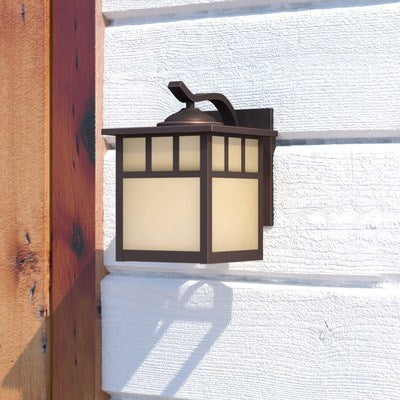 7.25-in Outdoor Wall Light Burnished Bronze