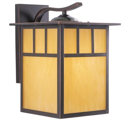 9-in Outdoor Wall Light Burnished Bronze by Vaxcel International