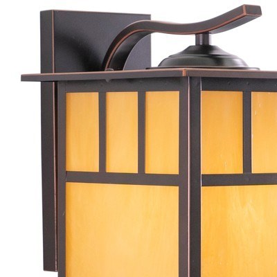 9-in Outdoor Wall Light Burnished Bronze