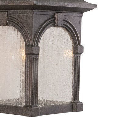 7-in Outdoor Wall Light Lava Stone