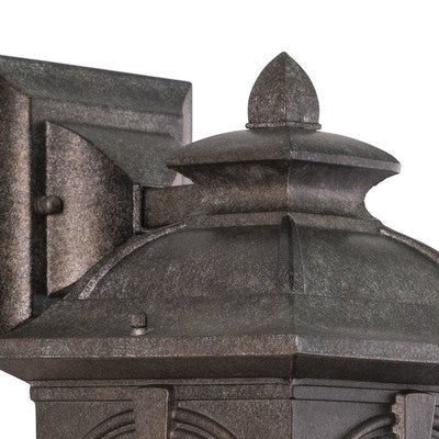 7-in Outdoor Wall Light Lava Stone